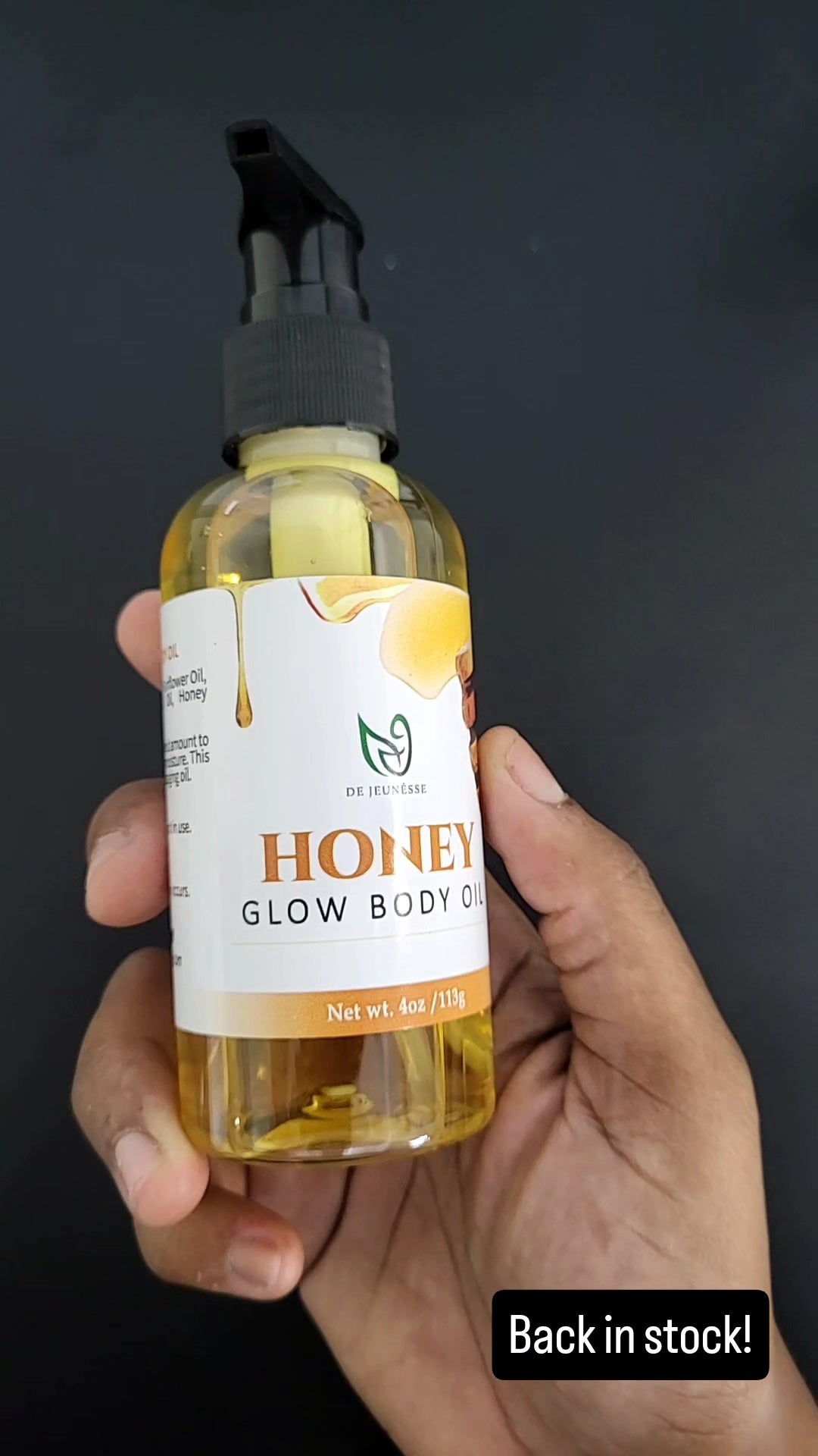 Honey Glow Body Oil